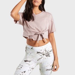Gymshark Taupe Ori Crop Top NEVER WORN